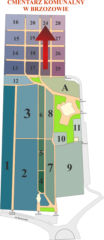 Brak mapy sektorowej