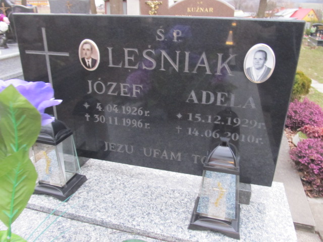 Józef Leśniak 1926 Brzozów - Grobonet - Wyszukiwarka osób pochowanych