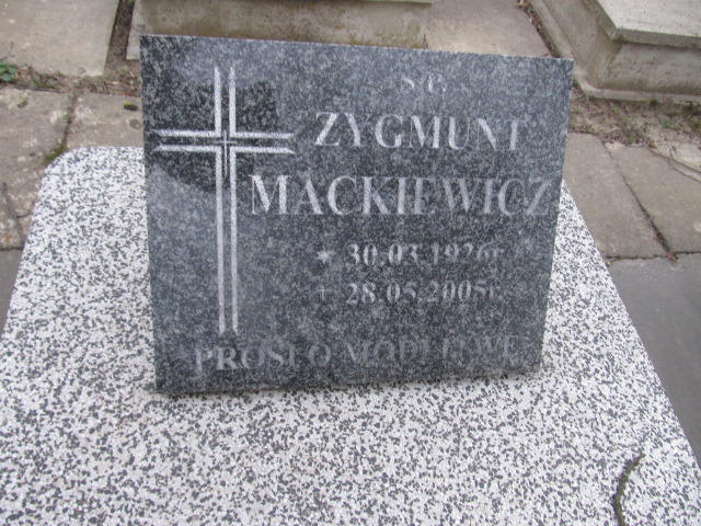 Zygmunt Mackiewicz 1926 Brzozów - Grobonet - Wyszukiwarka osób pochowanych