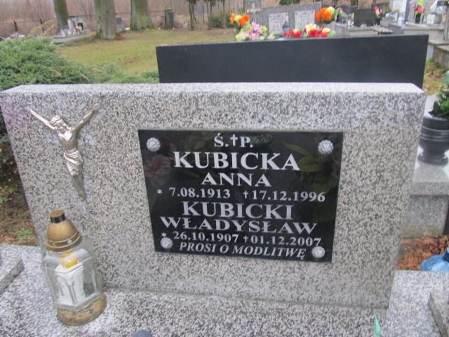 Anna Kubicka 1913 Brzozów - Grobonet - Wyszukiwarka osób pochowanych