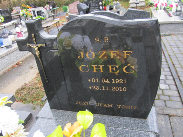 Józef Chęć 1921 Brzozów - Grobonet - Wyszukiwarka osób pochowanych