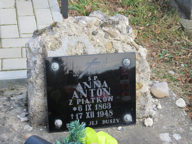 Anna Antoń 1863 Brzozów - Grobonet - Wyszukiwarka osób pochowanych