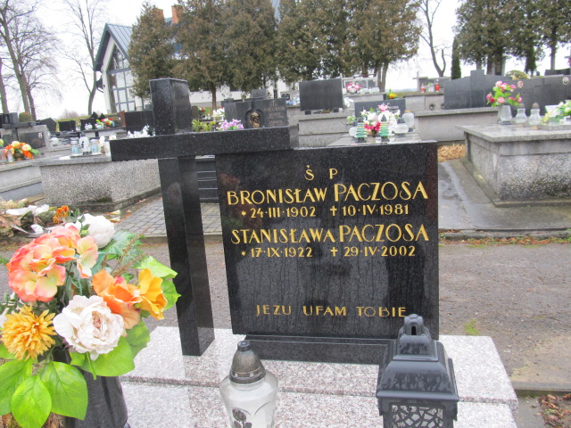 Stanisława Paczosa 1922 Brzozów - Grobonet - Wyszukiwarka osób pochowanych