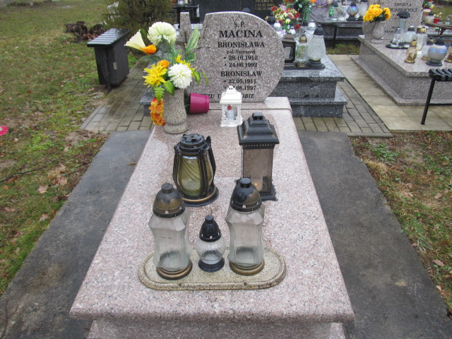 Grób Bronisław Macina